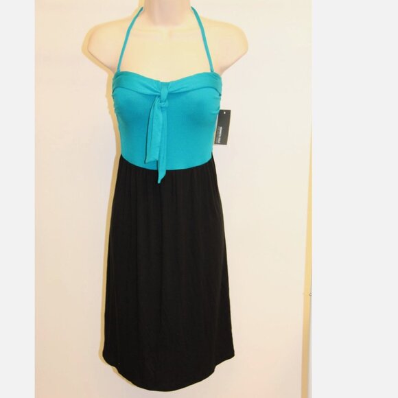 New Kenneth Cole Swimsuit bikini Cover Up Dress Sz L PEA Strap bandeau - Picture 1 of 5